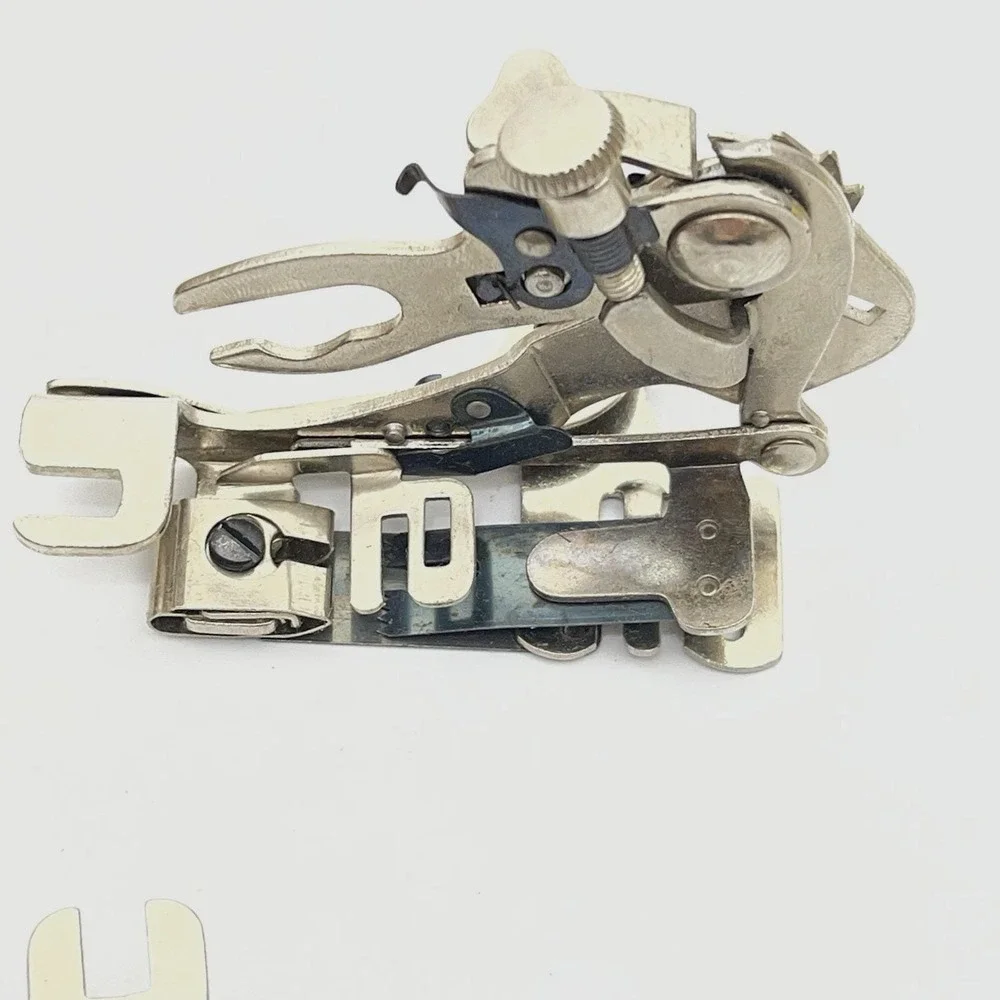 Vintage Greist Sewing Machine Attachments Presser Foot Lot Hemmer Binder Edge